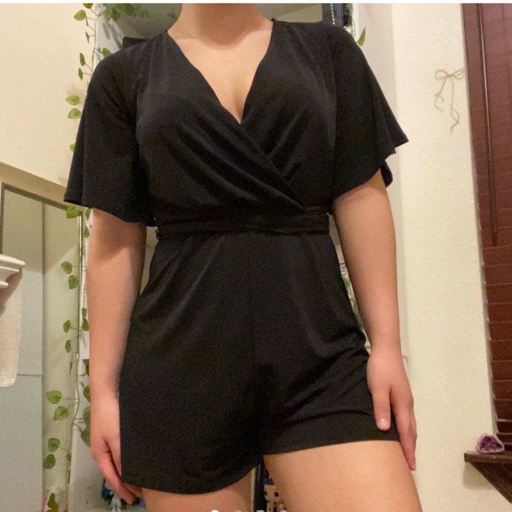 Express Black Romper